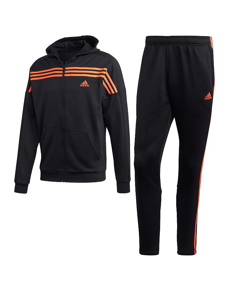 Adidas trainingsanzug herren sales schwarz orange